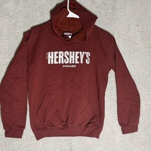 Hershey’s Chicago Women’s Large Brown Hoodie “Hersheys Chocolate World”